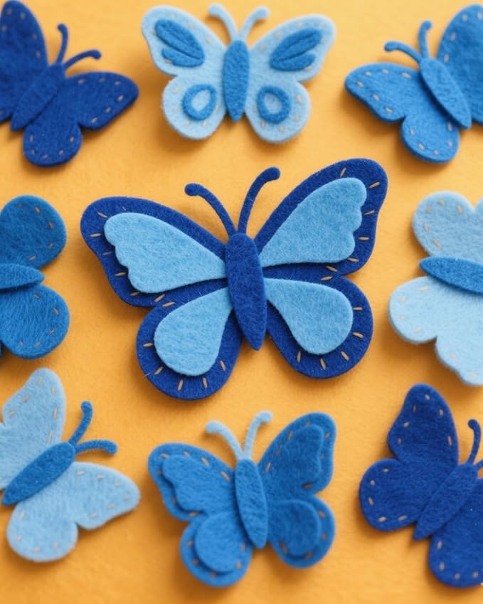 Blue Stiff Felt Sheets for Craftes