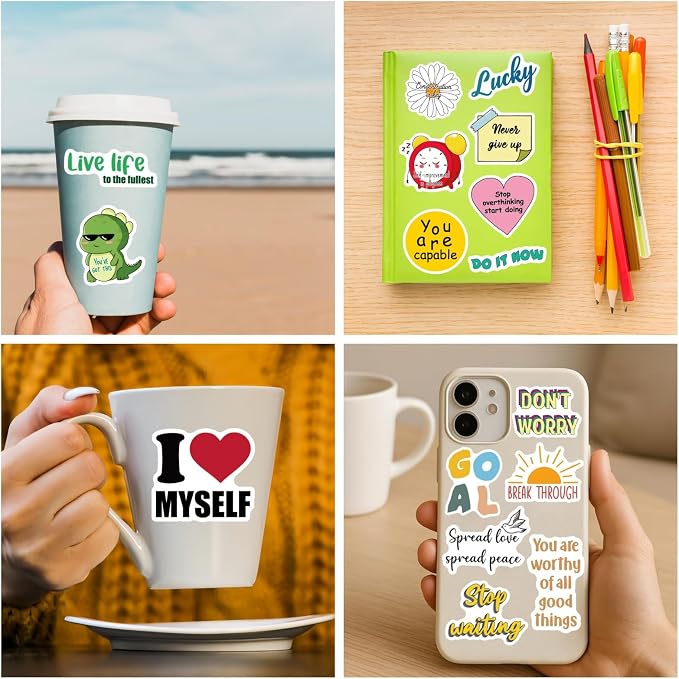 300PCS Cute Inspirational Stickers