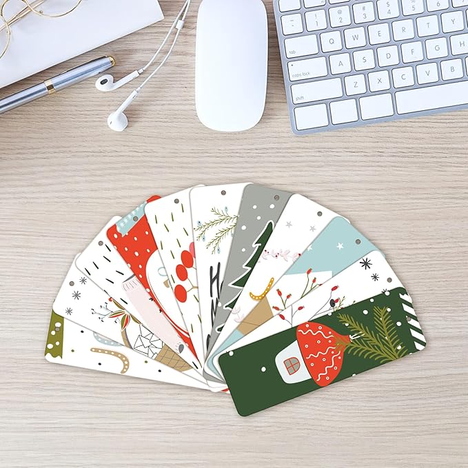 50 Sets 6 x 2 Inch Large Size Wooden Bookmarks
