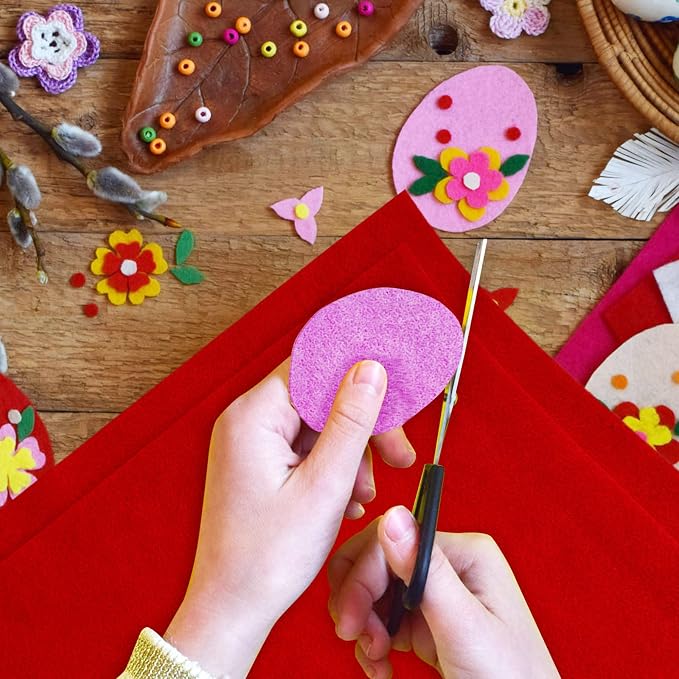 Jtnohx Color Felt, Soft Felt Sheets, 1.4mm Thick 8"x12" Handicraft Felt Fabrics