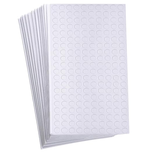 Outus 2400 Pieces Foam Dots Dual-Adhesive 3D Foam Tapes Pop Dots Adhesive Mount