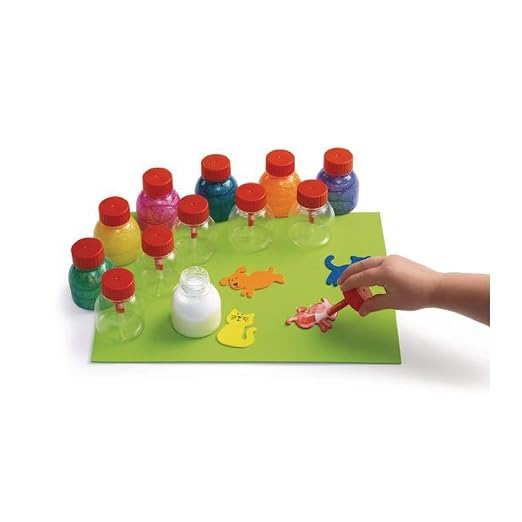 Colorations Glue Jars Set of 12, Empty Glue Bottles