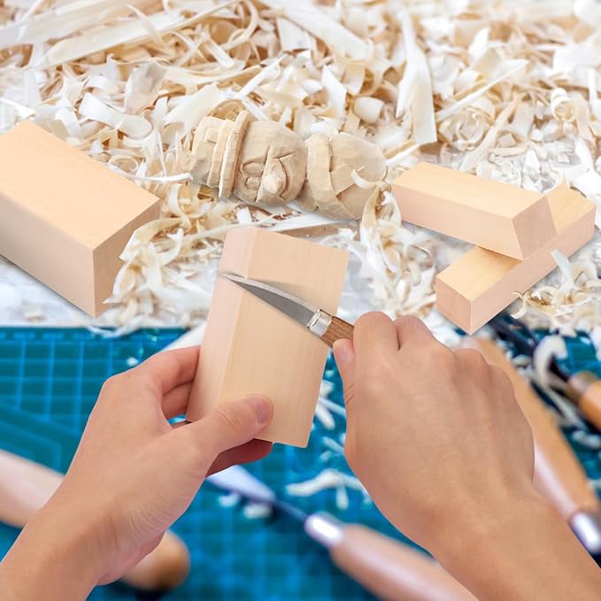 30 Pack Basswood Carving Blocks