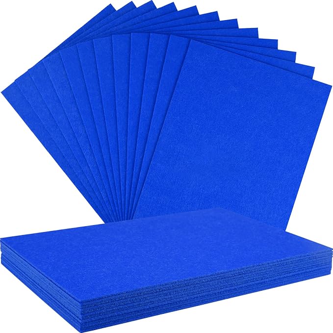 NEBURORA 12 Pcs 2mm Thick Stiff Felt Sheets