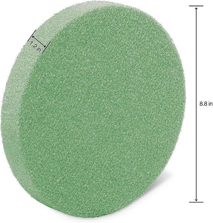 FloraCraft FloraFōM Disc 1.2 Inch x 8.8 Inch Green