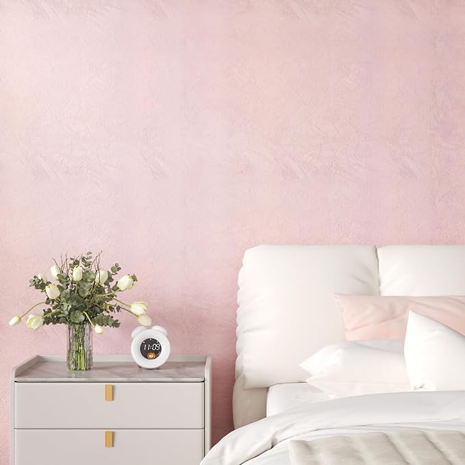 CHIHUT 12''x100'' Light Pink Felt Fabric Velvet Flocking Liner