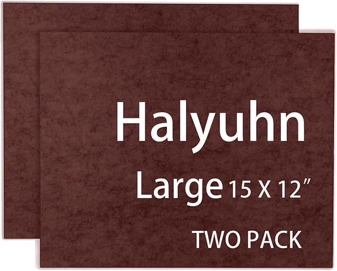 8 MM Thick Felt Furniture Pads, 15’’ x 12’’ Brown Felt Pads