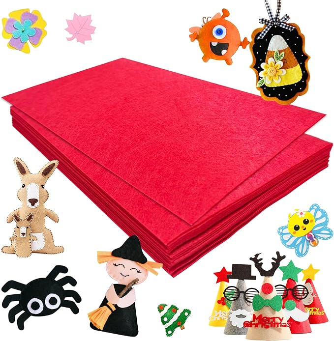 Jtnohx Felt for Crafts, Craft Felt Square for Sewing