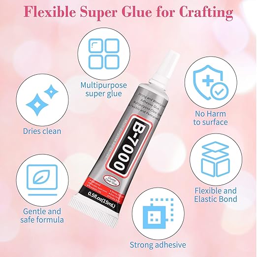 cridoz B7000 Jewelry Glue for Rhinestones