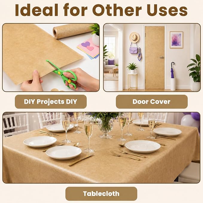 Vintage Parchment Bulletin Board Roll Non-Woven Fabric Poster | Back to School