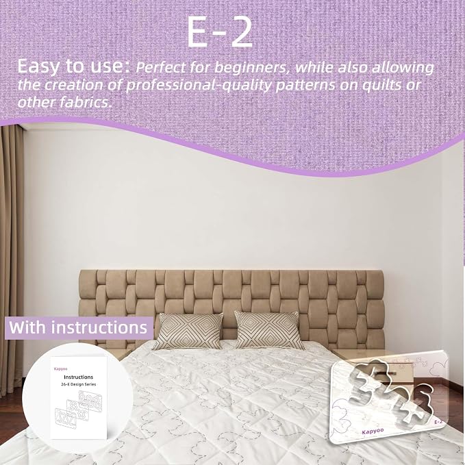 3Pcs Free Motion Quilting Templates