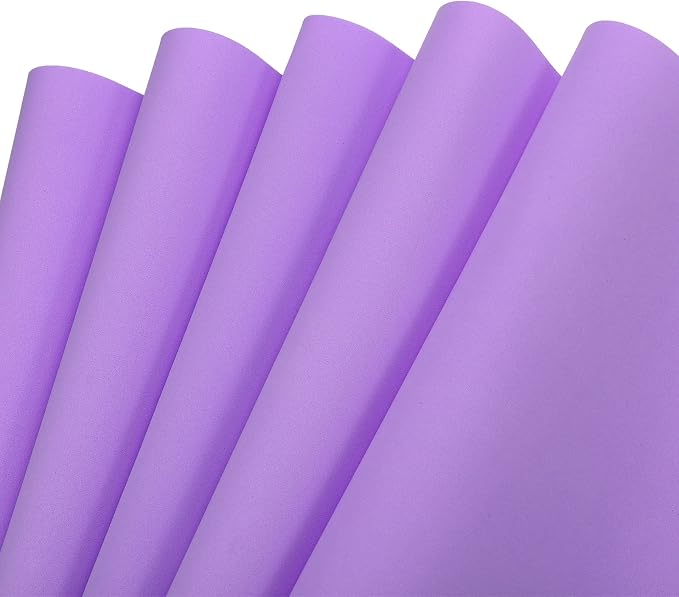 MECCANIXITY EVA Foam Sheets Dark Purple 19.7 Inch x 17.7 Inch 0.8mm Thick