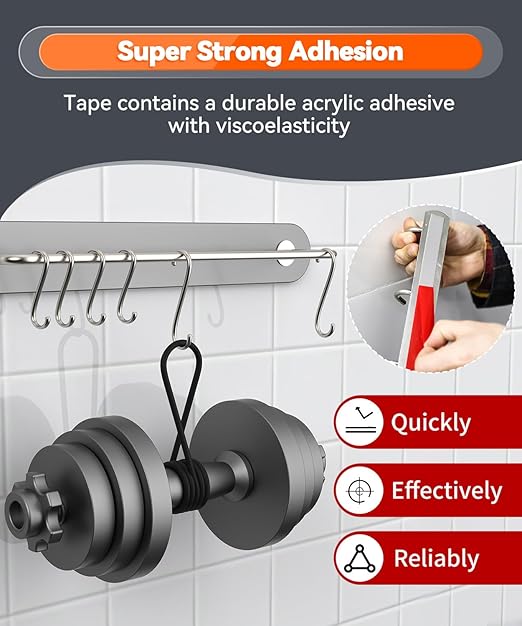 Double Sided Tape Heavy Duty, 15FT Outdoor Heat Resistant Automotive Waterproof