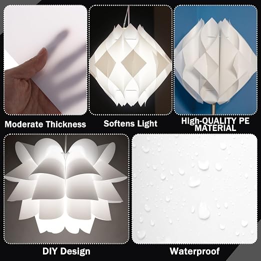 3 PCS Flexible Translucent PE Plastic Sheet 48" x 24" x 1/30'' Milky