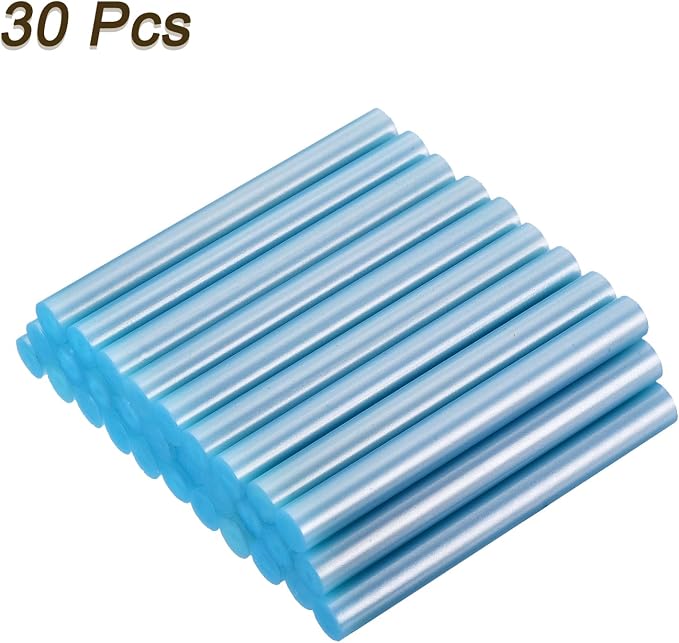 uxcell 30pcs Mini Hot Glue Gun Sticks 4-inch x 0.43-inch High Sticky Large Hot