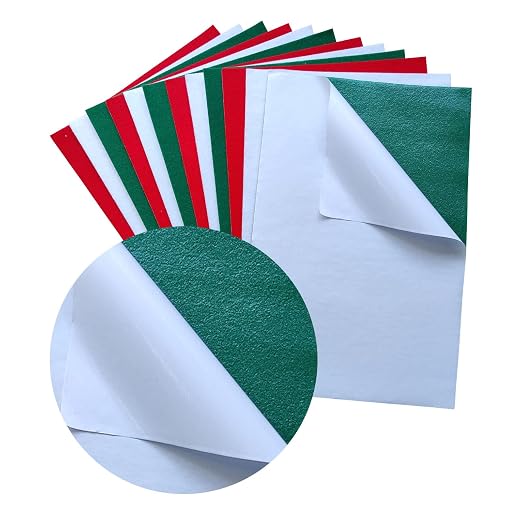 Jtnohx Self Adhesive Felt Sheets, 12 Pieces Felt Fabric