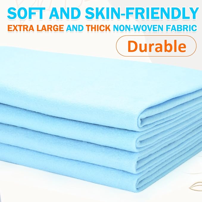 XSEINO Baby Blue Large Felt Fabric 36" X 36 ", 1.4 mm Thick Soft Felt Fabric