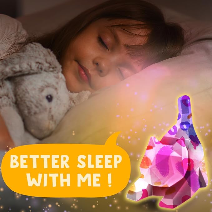 Goody King Paint Your Own Lie Cat Lamp Kit, DIY Cat Crafts Night Light