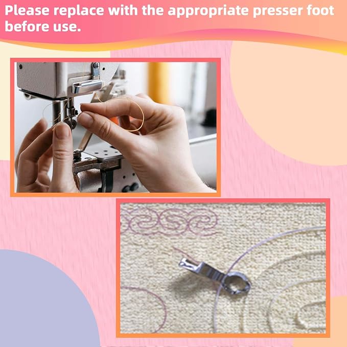 3Pcs Free Motion Quilting Templates