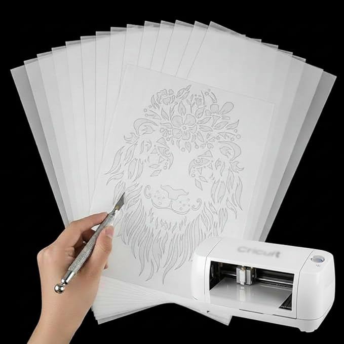 Frienda 24 Pack 7.5 Mil Blank Stencil Sheets, 12 x 24 Inch Plastic Making Sheet