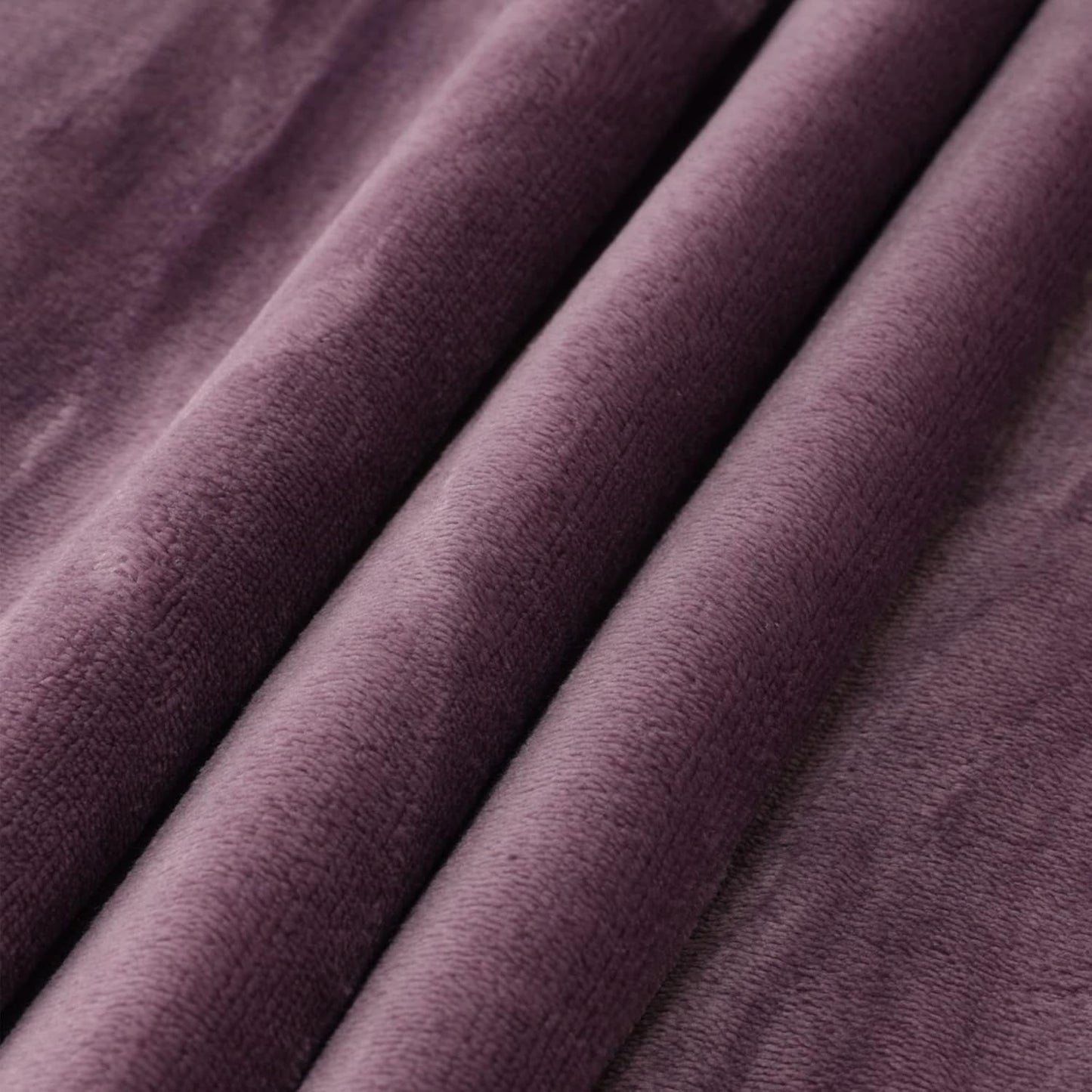 NANPIPER Baby Sherpa Blanket,Warm Toddler Throw Blanket,Soft Newborn Fleece Blanket for Winter (Cassis Purple,30x40 inches)