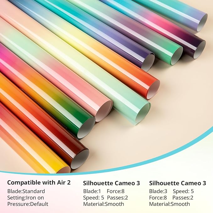 HTVRONT Gradient Heat Transfer Vinyl