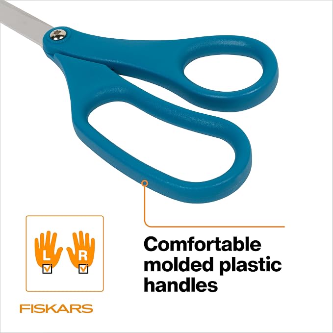 Fiskars 8" Stainless Steel All Purpose Scissors