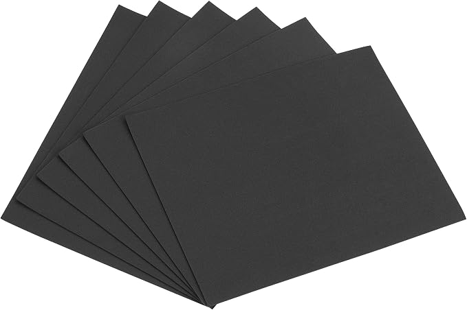 uxcell Black EVA Foam Sheets 11 x 8 Inch 1.7mm Thickness