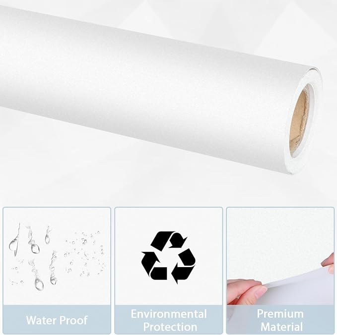 Qyeahkj White Bulletin Board Paper Roll White Bulletin Board Background Paper