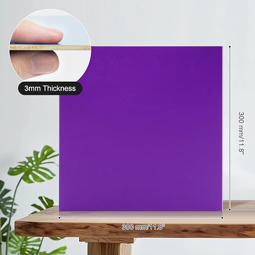 7 Pack Colored Plywood Sheets, Rolling Paint Process