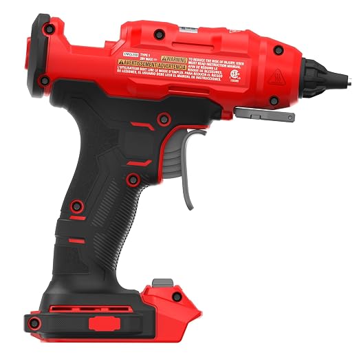 CRAFTSMAN V20 Hot Glue Gun Full Size, Cordless Glue Gun and Sticks Set