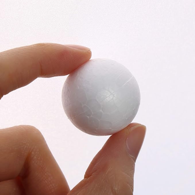DIYASY 100 Pcs Mini Craft Foam Balls, 1Inch Mini Foam Balls