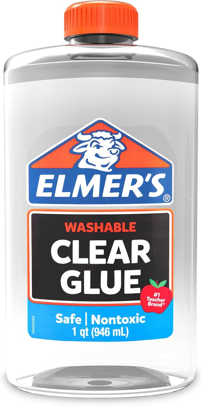 Elmer's Clear Liquid School Glue, 32 Ounces
