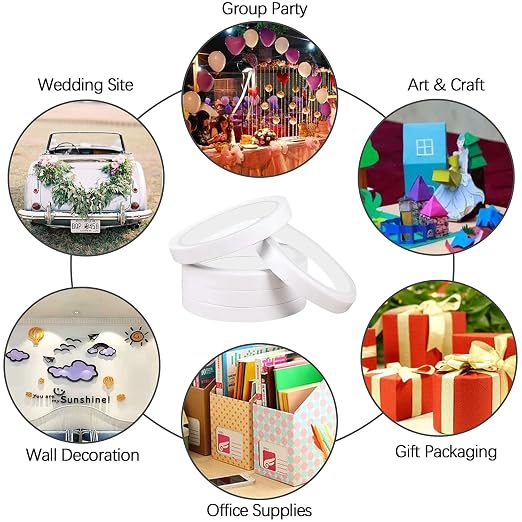 Double Sided Tape for Crafts Gifts Arts Photography Scrapbooking Tear-by-Hand