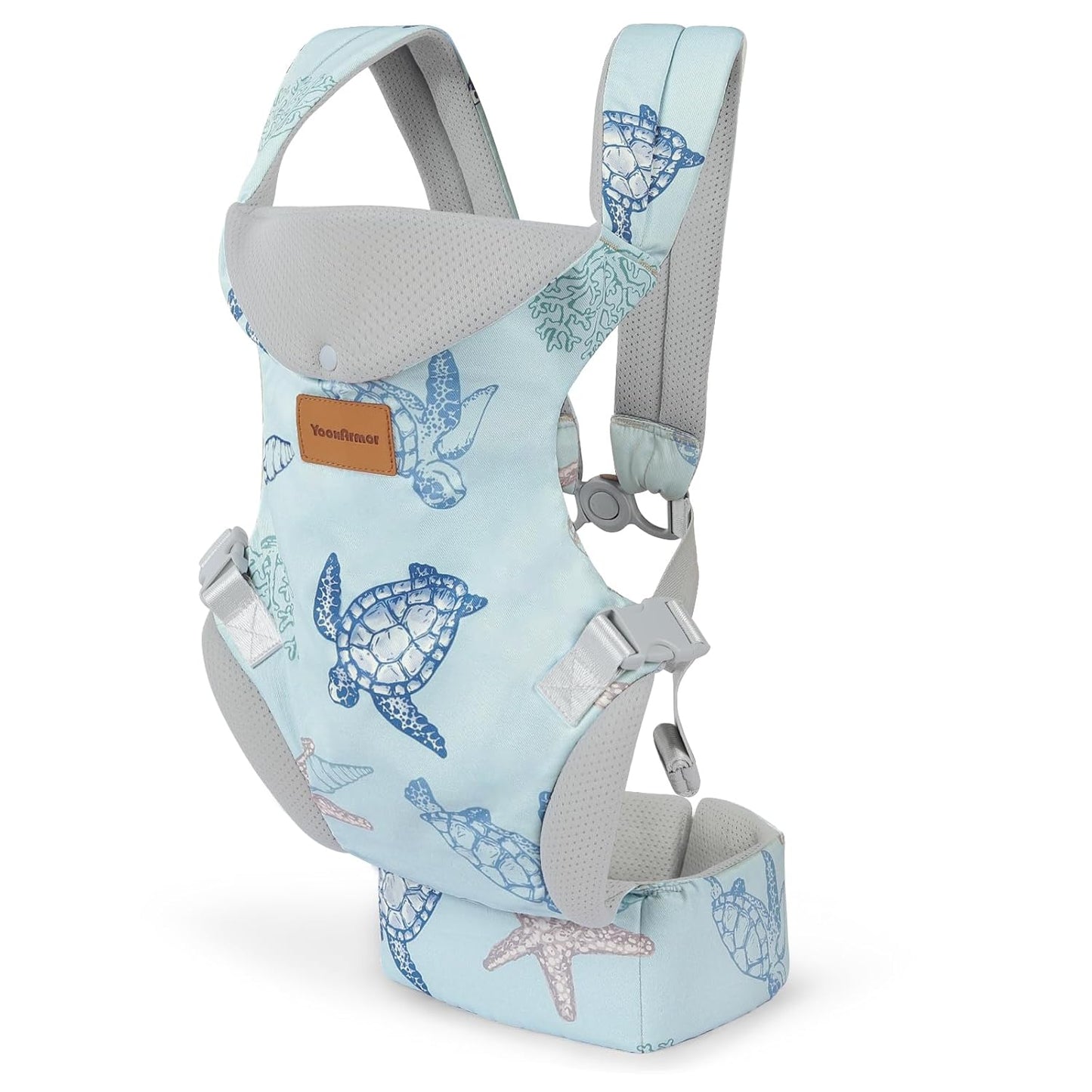 Baby Carrier, Ergonomic Adjustable Toddler Carriers for 7-33 Lbs, Cozy Lightweight Infant Carrier with Neck Support, Baby Chest Carriers with Lumbar Support for Parents (3-36 Months)