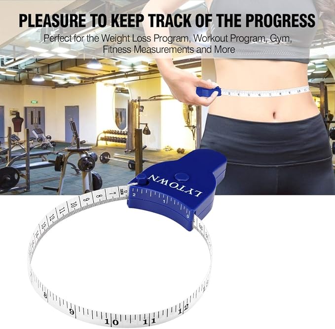 2PCS Body Measure Tape 60inch, Automatic Telescopic Tape Measure