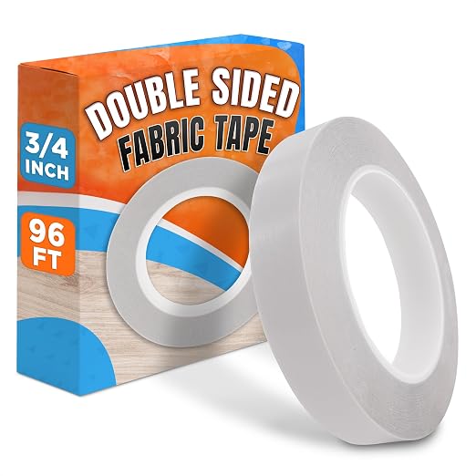 3/4 Inch Double Sided Fabric Tape