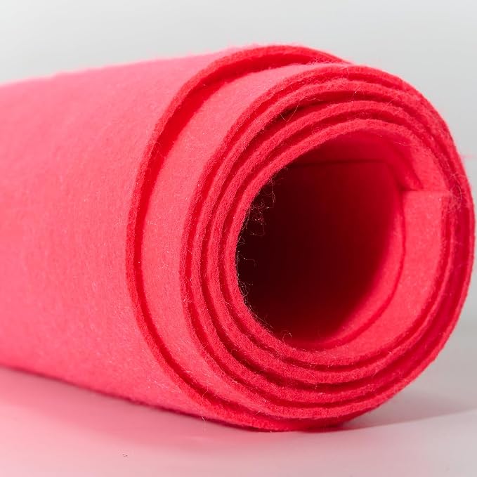 Soft Felt Fabric Sheets 1.6mm Thick Sewing Patwork Material Large Craft Felt
