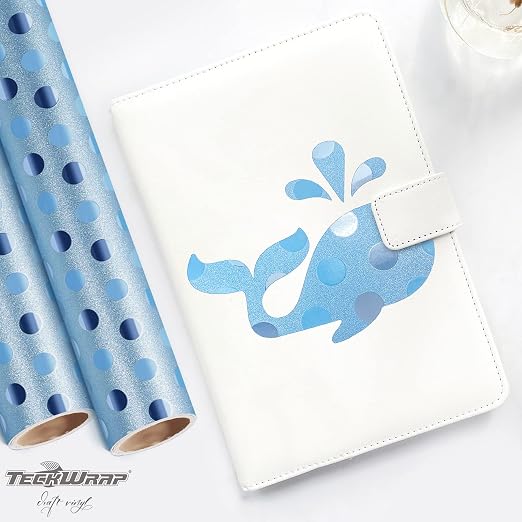 TECKWRAP Spot Glitter Vinyl Adhesive Craft Vinyl