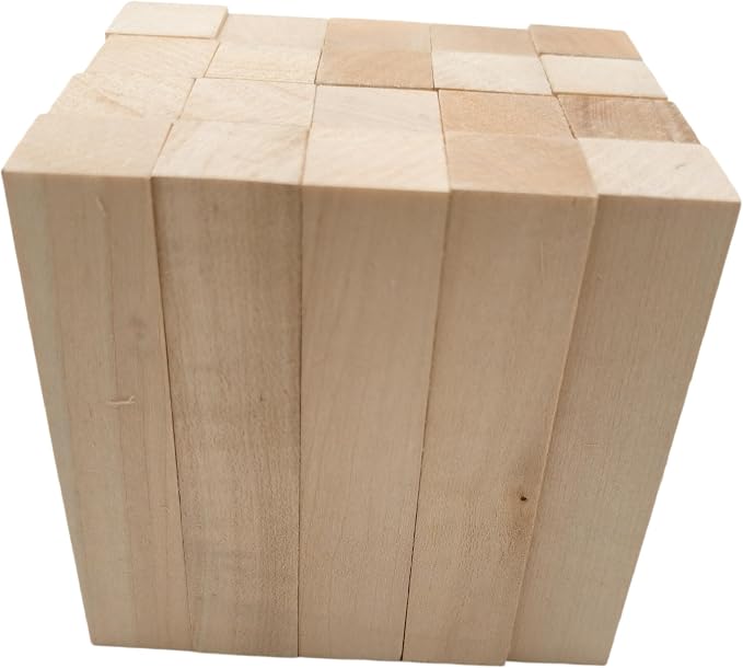 20PCS Basswood Carving Blocks, Whittling Wood Carving Kit, Unfinished Wooden