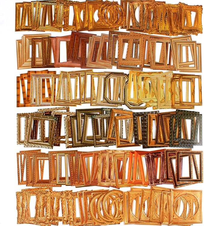 180 Pieces Vintage Scrapbook Picture Frame Cutouts Paper Stickers