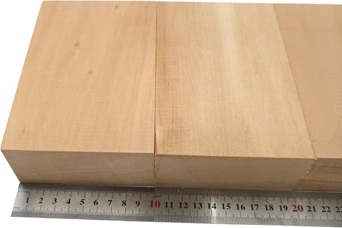 3PCS Basswood Carving Blocks, Whittling Wood Carving Kit, Unfinished Wooden