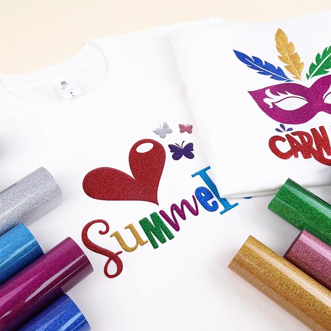 Glitter Puff Vinyl Heat Transfer