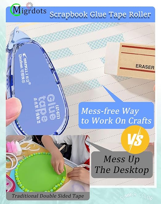 Upgraded Glue Tape for Scrapbooking