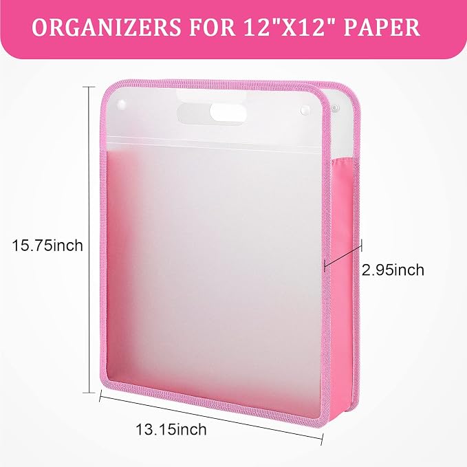 Caydo 3PCS Scrapbook Paper Storage Organizer