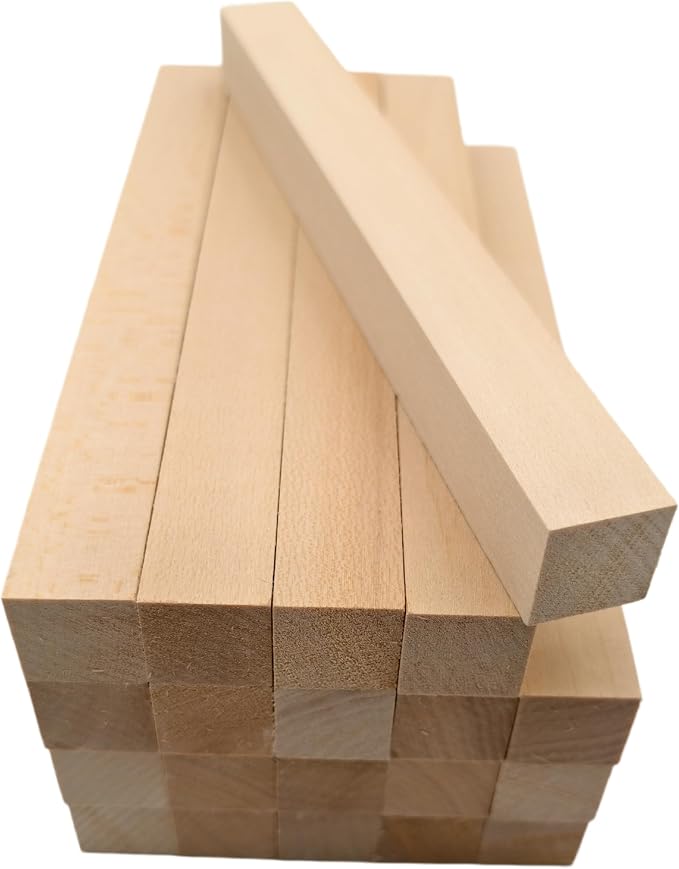 20PCS Basswood Carving Blocks, Whittling Wood Carving Kit, Unfinished Wooden