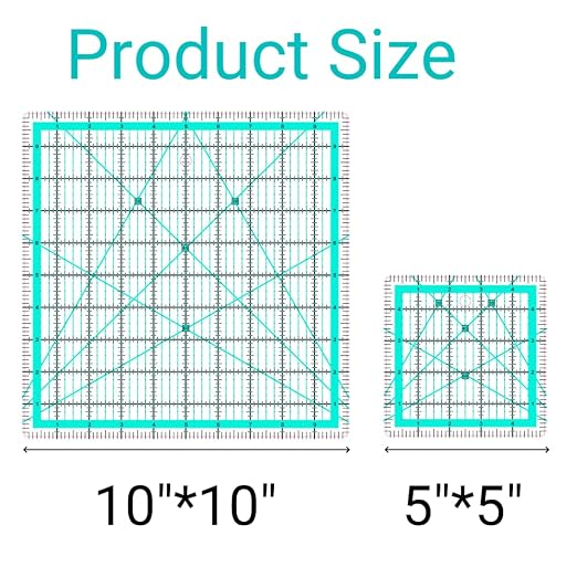 2 Quilting Rulers, Square Quilting Rulers | Square Rulers, Quilting Squares