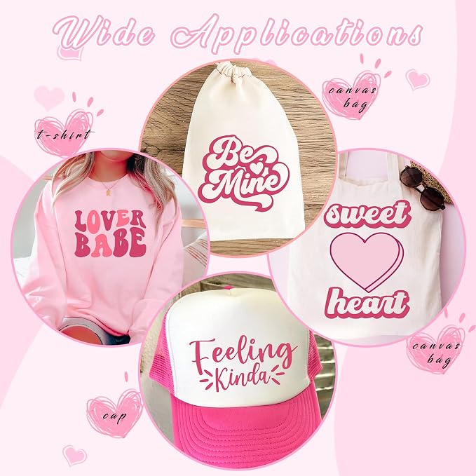 Tintnut Punch Pink Heat Transfer Vinyl, easy cut & weed, stretch washable