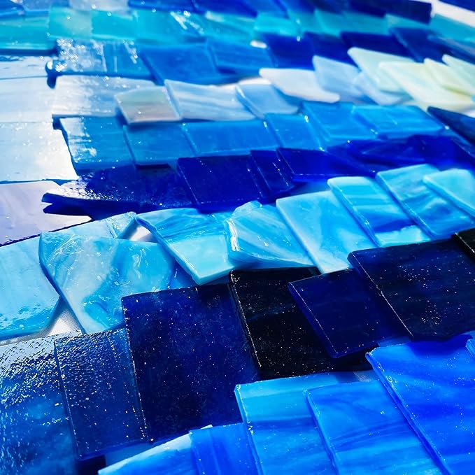 Mosaic Tiles Stained Glass Sheets