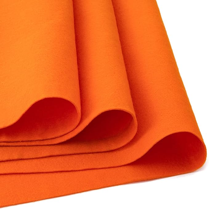 HaoFeiJH Green Felt Fabric 36" X 36" 1.6mm，Fabric Sheets Soft Woven Acrylic